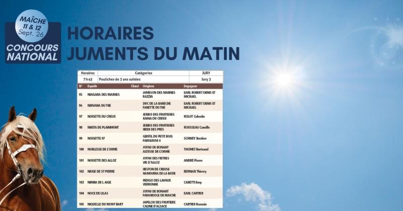 PREMIERS ÉLEVEURS À 7H45
